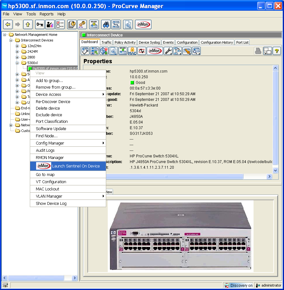 Hp procurve manager v3